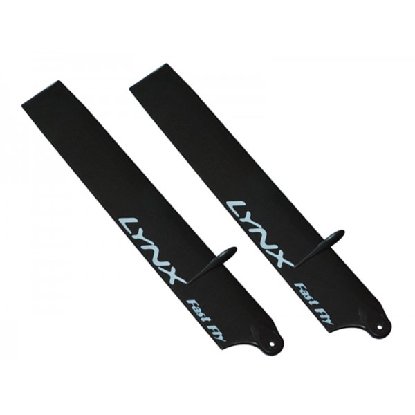 Lynx MCPX BL Plastic Main Blade 115 mm - Bullet - Black [LX61153-SP]